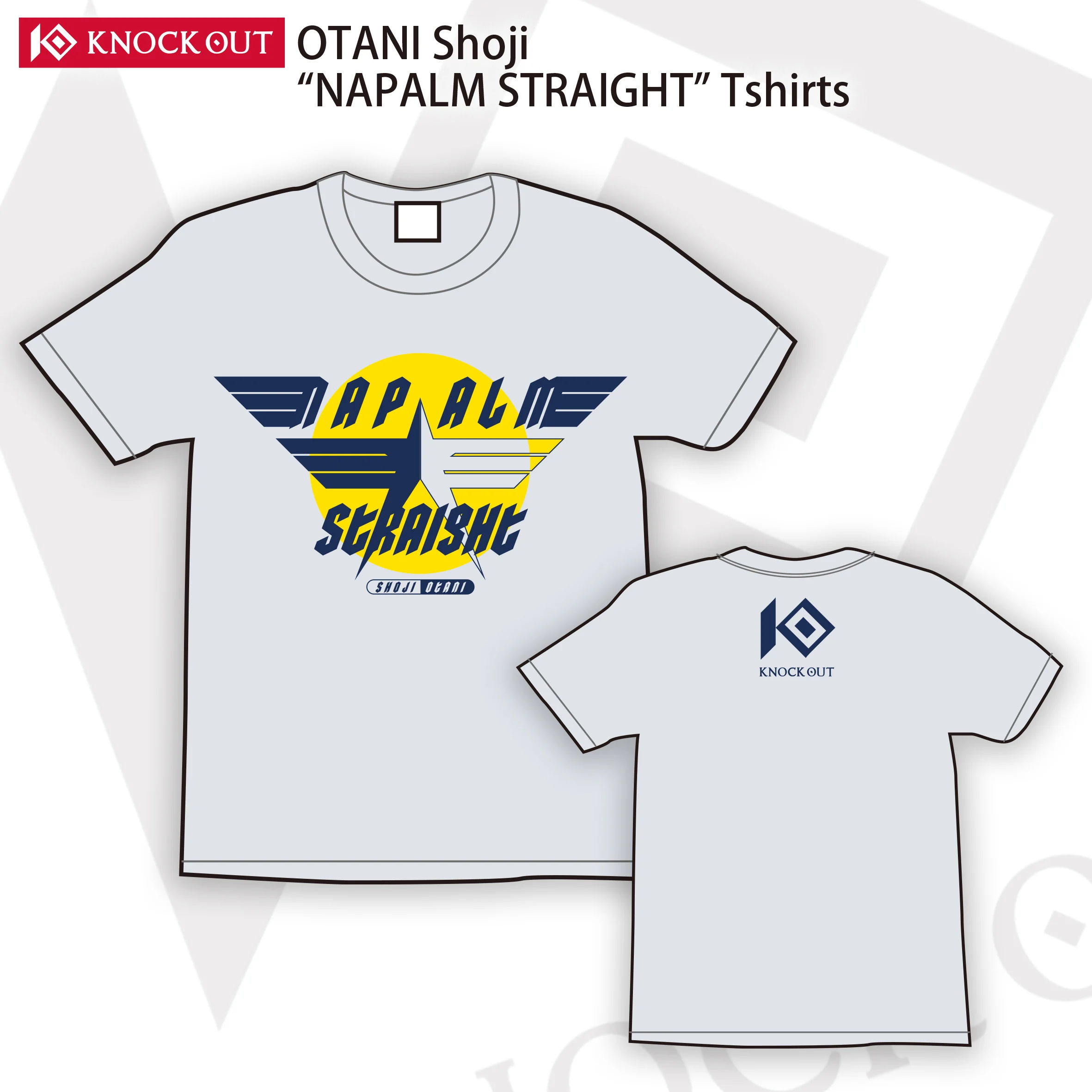 大谷翔司「NAPALM STRAIGHT」Tシャツ